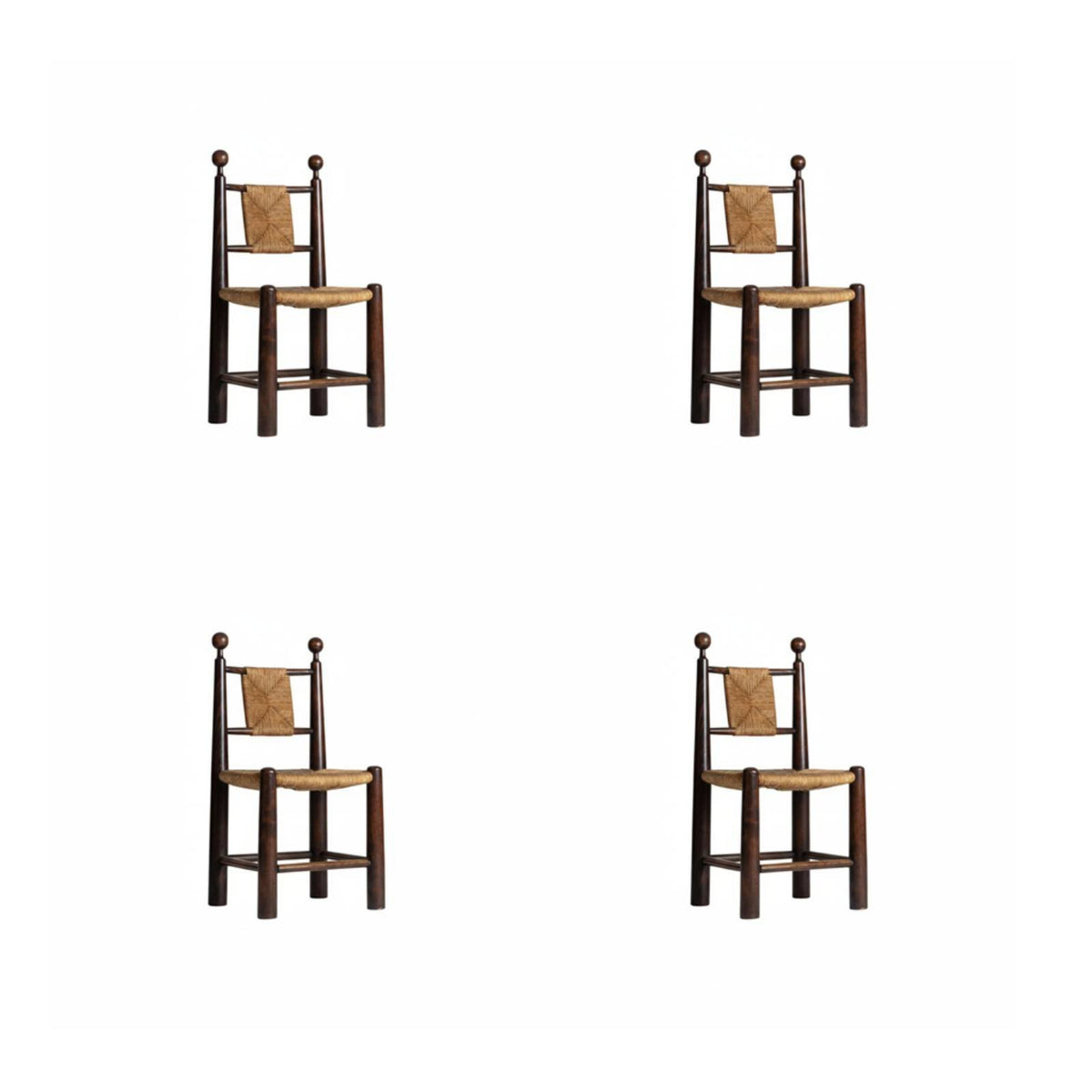 Vintage Inspired French design Woven Armchair Multipurpose Dining Seat Curved Armrests Single Seater Reinforced Frame for Design aficionados, Interior Decorators, Study Room, Bedroom, perusing corner, Entryway