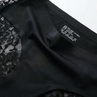 Underwear Women Briefs with Lace Trim and Breathable Mesh, Ladies with Gusset, Knickers Mid Rise Design for Everyday Comfort