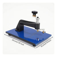 Two-ScaleScale Glass Circle Cutter with Adjustable Arm Carbide Manual Glass Circle Cutter Accurate Incremented for Crafters, Hobbyists
