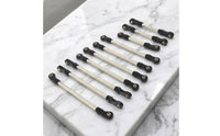 8 Pieces RC Car Tie Rod Kit Adjustable RC Link Rod Set for 1/10 R1001 R1002 R1003 Metal