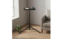 Foldable Floor Standing Laptop Table Multi-Purpose Tripod Laptop Stand Portable Computer Accessory Stable Metal Frame for Home, Office, Presentation