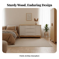 Multi-Functional 5-Drawer Chest adaptable Design Storage Furniture Space-Saving chest of drawers effortless Sliding Drawers for Apartment Dwellers, Homeowners, Remote Workers, Bedroom, Living Room, Small Spaces, Hallway