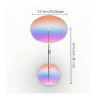 Acrylic Side Table Minimalist Clear Pedestal Table Furniture Sleek Small for Living Room, Bedroom