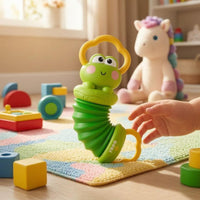 Loop Handles Baby Accordion Toy Corrugated Plastic Bellows Toy for Babies