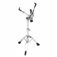 Foldable Snare Drum Stand Chrome Plated Practice Pad Stand Non-Slip Feet for Percussionists, Beginners, Studio, Stage Performance