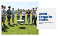 Team Building Drum, Ball Bouncing Game Equipment, Outdoor Activity, Classic Collaboration Drum, Multiple Colors, Group Play