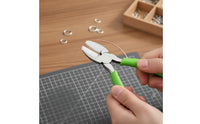 Non-Marring Nylon Jaw Pliers Precision Pliers with Nylon Grips Replaceable Wire Shaping Tool Smooth for Jewelers, Crafters, Makers, Jewelry Making, Workbench, Craft Table