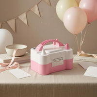 AC Powered Electric Balloon Pump Multiple Nozzles Two Nozzle Balloon Pump Built-in Handle