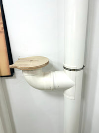 diy下水管pvc  排水管改造猫爬架配件猫窝太空舱道自制通天柱猫架