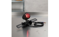 Retro Motorcycle Tail Lamp Metal Housing Registration Plate Tail Lamp Vintage Motorcycle Stop Lamp 12V Universal Fit