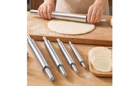 Stainless Steel Rolling Roller Polished Pastry Rolling Roller Pastry Roller Easy to Clean Cooking Gear Even Surface