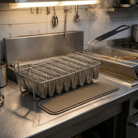 Stainless Steel 8 Slot Taco Basket Commercial Taco Frying Basket Safe Comfortable for Chefs