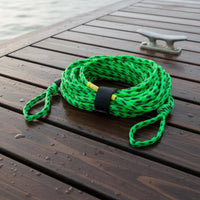 6 Passenger Tow Rope 6000 Tensile Strength Heavy Duty Tow Rope 16-Strand Braid for Tubers, Boating