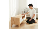 Solid Wood TV Stand Modern Simple Design Living Room TV Console for Bedroom