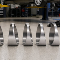 5 Pieces Laser-Cut Exhaust Cutout with Tapered Wedge Deburred Exhaust Wedge for Fabricators