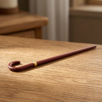 Decorative Dollhouse Cane Retro Miniature Cane Slender Dollhouse Walking Stick Alloy for Collectors