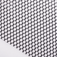 Transparent PVC Mesh Fabric, 150 cm x 91.44 m, 240 g/m², Tear-Resistant and Waterproof