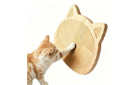 Wooden Cat Scratching Board Long-Lasting Cat Scratcher with Wood Frame