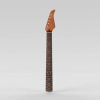 Side Dot Inlays Electric Guitar Neck Completed Headstock Rosewood Fretboard Neck Warm Tone Luthier Supply Rich Sustain for DIY Enthusiasts