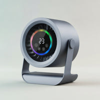 Desk Fan with Digital Display Portable Air Circulator Cordless for Study Table