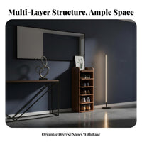 360° Rotation Rotating Shoe Cabinet Space-Saving Cylindrical Shoe Rack Versatile Use Vertical Rotating Tray Organizer Easy Assembly for Apartment Dwellers, Homeowners, Entryway, Hallway, Dressing Room, Bedroom