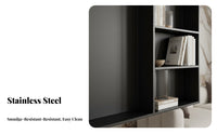 Recessed TV Niche Space-Saving Stainless Steel TV Wall Sturdy Stainless Steel Wall Niche for Interior Designers, Contractors, Home Theater, Bedroom