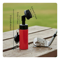 Golf Club Groove Cleaner Bristles Golf Club Cleaning Brush Leak-Resistant Water Dispenser Bottle Cleaning Brush for Golfers
