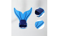Mermaid Monofin Streamlined Mermaid Fin Monofin with Foot Pocket Underwater Swimming Flipper Smooth for Children, Diving, Pool