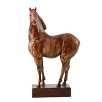 Horse Figurine Sophisticated Decorative Horse Figurine Handcrafted Decor for Desk, Office