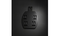 Rear Trunk Support Plate Black Cargo Box Support Plate Rear Cargo Rack Slotted Flat for Cyclists, Electric Bicycles