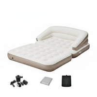 Portable Inflatable Pad Foldable Pillow Easy Setup for Beach Trips