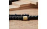 Aluminum Alloy T-Type Scribing Ruler Clear Scale Precision Marking T-Ruler Multifunctional Right Angle Marking Tool Multi-Function for Carpenters, Woodworkers, DIY Enthusiasts, Carpentry, Layout Work, Drafting