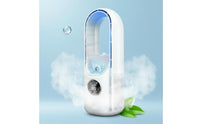 Bladeless Spray Fan Perforated Air Outlets Desktop Humidifying Ventilation zoneSaving Home Design Appliance