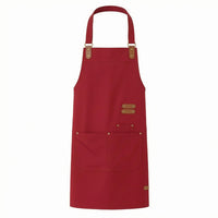Waterproof Work Apron Utility Pockets Anti-Splash Apron Safeguarding Clothing Front Pocket Workwear Water Repellent