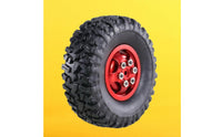 4 Pieces 1/12 Scale RC Car Wheels Wear-Resistant RC Car Wheel Hub Set Long-Lasting for Away from-Road, Rock Crawling