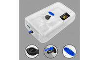 Portable Water Storage Bag Blue Lever Spigot Foldable Water Container Wear-Resistant for Camping, Travel, Car Washing