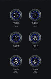 110V美规暖风机家用电暖器小型暖气扇桌面台式热风机加热器取暖器