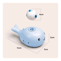 Brain-Teaser Play Electric Floating Ball Feline Toy Long-Lasting ABS Material Marine Mammal Shape Floating Ball Toy Easy to Grasp for Indoor