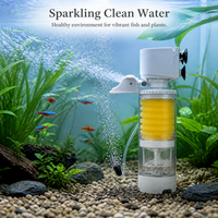 Aquarium Fish Tank Filter 3-in-1 Water Purifier Feces Collector Oxygenation Circulation Pump