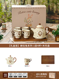 女生生日礼物送闺蜜茶壶套装客厅待客陶瓷水杯家用乔迁新居教师节