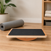 Wood Incline Board, Adjustable Squat Wedges for Stretching and Rehabilitation, Non-Slip Surface, 158.75 kg Capacity
