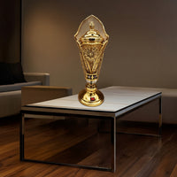 Electric Scent Warmer Electrically Powered Scent Warmer with Mesh Panels Metal for Prayer Space, Living Room, Entryway