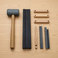 2 Pieces Block with Bar Matte Flooring Installation Kit Universal