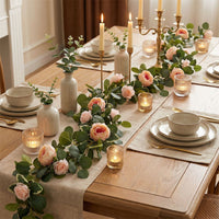 Artificial Rose Vine for Home and Outdoor Decoration, Wedding Scene Decor