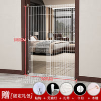 防猫门栏宠物栅栏防狗围栏室内卧室阳台楼梯栏杆加高挡猫隔离网