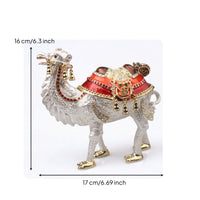 Camel Figurine Jeweled Camel Ornament Gold-Toned for Decorators
