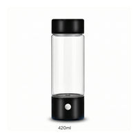 Hydrogenated Water Bottle Portable Hydrogenated Water Single-Button infuserButton for Adults, Travel, Office, Home