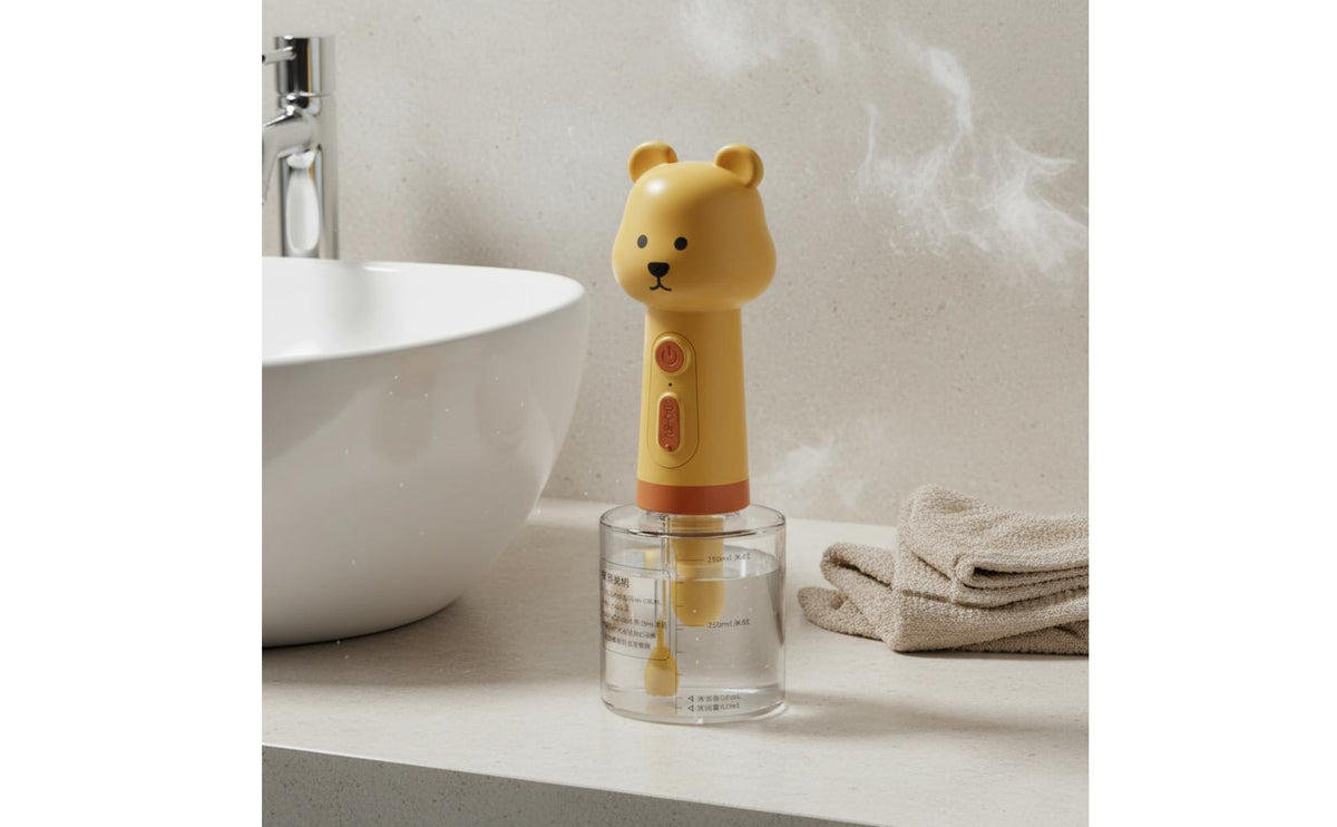 Easy to Use Pet Shampoo Foaming Bottle Single-Press Automatic Duck Soap Foaming Dispenser for Dog Owners, Grooming