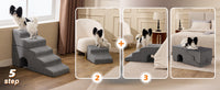 Pet Staircase for Small Dogs with Removable Washable Sponge Steps