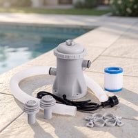 Pool Filter Pump Clear Filter Pump with Hose Electric